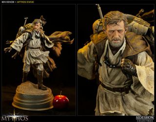 Sideshow Collectibles Star Wars Mythos Statue Obi - Wan Ben Kenobi 1438/2000 Nib