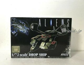 Aliens Drop Ship 02 And Apc 1/72 Scale Diecast Limited Edition Model Set Aoshima