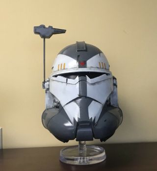 Clone Wars Commander Wolffe Clone Trooper Helmet 1:1 Scale Fan Made Star Wars