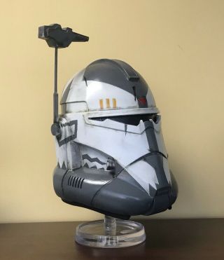 Clone Wars Commander Wolffe Clone Trooper Helmet 1:1 Scale Fan made Star Wars 3