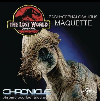 Chronicle The Lost World Jurassic Park Pachycephalosaurus Statue 57 Of 150