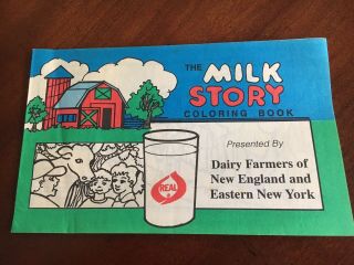 Vintage Dairy Farmers: The Milk Story Coloring Book (late 1990s)
