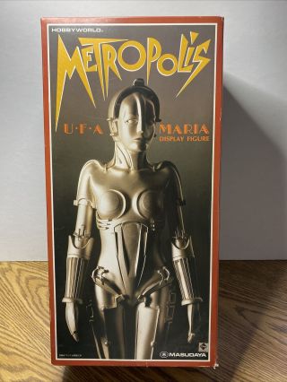 Vintage 1985 Metropolis Ufa Maria Display Figure Model Kit By Masudaya