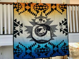 Star Wars Bb8 Pendleton Blanket Limited Edition 651 Of 1977 Gifted To Film Crew