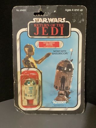 1983 Star Wars Return Of The Jedi Artoo Detoo R2 D2 With Sensorscope Kenner