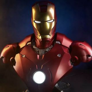 Sideshow Avengers Iron Man Mark 3 Iii Life - Size Bust 1:1 Scale