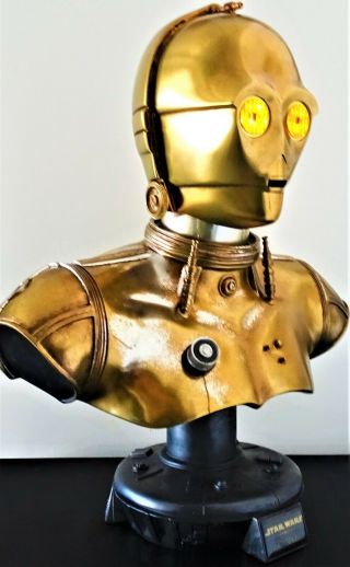 STAR WARS SIDESHOW C - 3PO LIFE - SIZE BUST STATUE FIGURE FRED BARTON ROBOT DROID 6