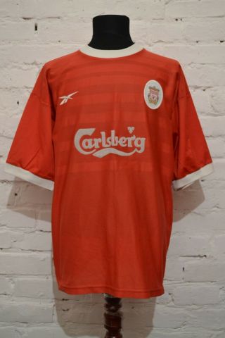 Vintage Liverpool 1998/2000 Home Football Shirt Soccer Jersey Reebok Mens Xl