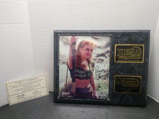 Xena Warrior Princess Limited Edition Plaque Gabrielle Bop 40/250 With