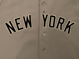 Authentic Derek Jeter York Yankees 2 Russell Athletic Away Jersey Size 52 2