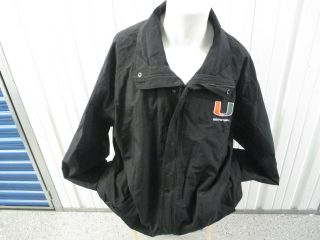 Vintage Nike Um Miami Hurricanes Basketball Xl Sewn Team Issued Jacket