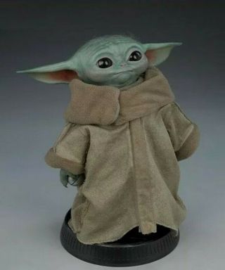 Star Wars Sideshow Collectibles The Child Life - Size Figure Baby Yoda
