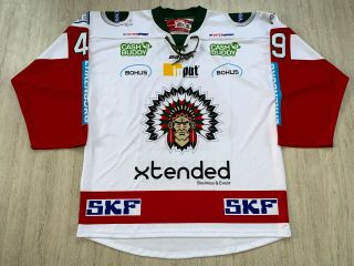Frölunda Hc Sweden Game Worn Issued Ice Hockey Jersey Bauer Xl 49 Engsund