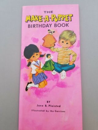 Gibson Story Book Greetings,  The Make A Puppet Birthday Book