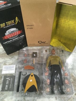 Qmx Star Trek Captain Kirk 1:6 Figure Exclusive 1st Edition Quantum Mechanix
