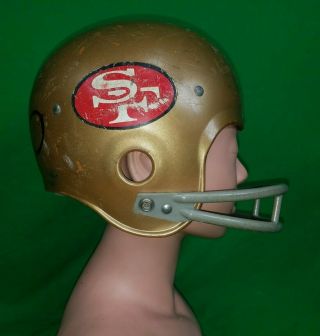 Vintage Rawlings Air Flo Football Helmet Medium Hnfl San Francisco 49ers Niners