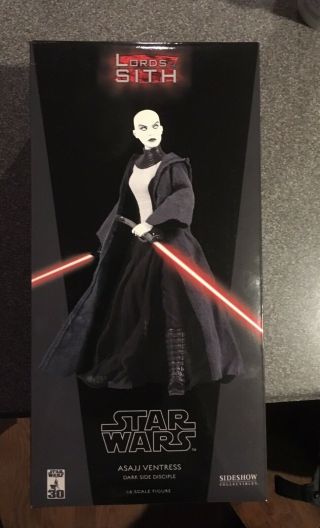 Asajj Ventress Dark Side Disciple Star Wars Lords Sith Sideshow Collectibles 1:6