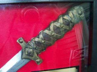 XENA WARRIOR PRINCESS PROP RESIN DAGGER IN SHADOW BOX - A GOOD DAY,  OTHERS 2