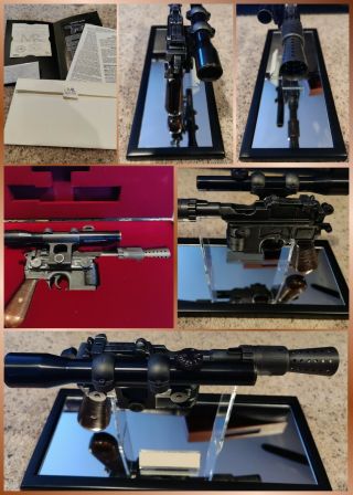 Master Replicas Star Wars Han Solo Blaster Anh 1:1 Scale Sw - 101 Limited Edition