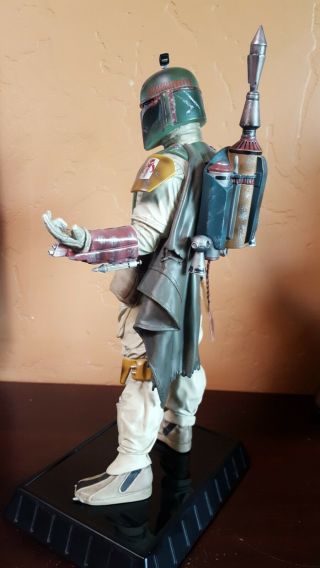 Star Wars Gentle Giant Return of the Jedi Boba Fett 12.  5 inch Deluxe Statue 5