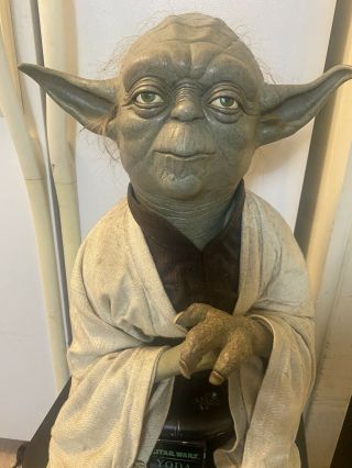 Star Wars Yoda Life Sized Bust 0113/1000 Sideshow Collectibles Exclusive