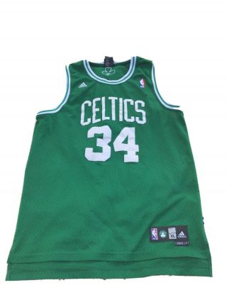 Paul Pierce Boston Celtic 34 Jersey Adidas Stitched Size Xl Hof