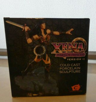 Xena Limited Edition Cold Cast Porcelain Statue with Sword 1140/5000,  NIB 6