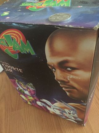1996 Space Jam Michael Jordan Cookie Jar Plus Space Jam Coin