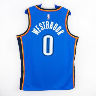 Nike Dri - Fit NBA Oklahoma City Thunder Russell Westbrook 0 Swingman Icon Jersey 2
