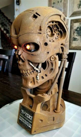 Custom Terminator Salvation T - 700 Life Size Endoskull Bust Sideshow Statue T - 800 4