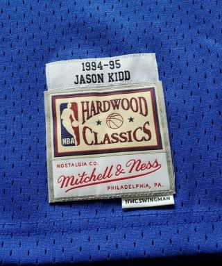 Mitchell & Ness Jason Kidd 5 Dallas Mavericks NBA Hardwood Classics Jersey Sz L 3