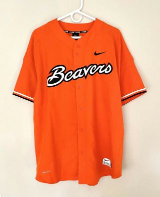 Nike Oregon State University Beavers Baseball Jersey Size Xl