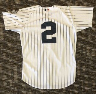 Derek Jeter York Yankees 2009 Inaugural Season Home Pinstripe Jersey Size 52