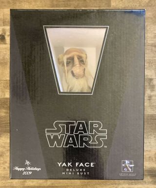 Star Wars 2009 Pgm Gentle Giant Yak Face Deluxe Holiday Mini Bust 478/800