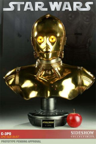 Star Wars 1:1 C - 3po 3po Sideshow Collectibles Life Size 015 Of 750