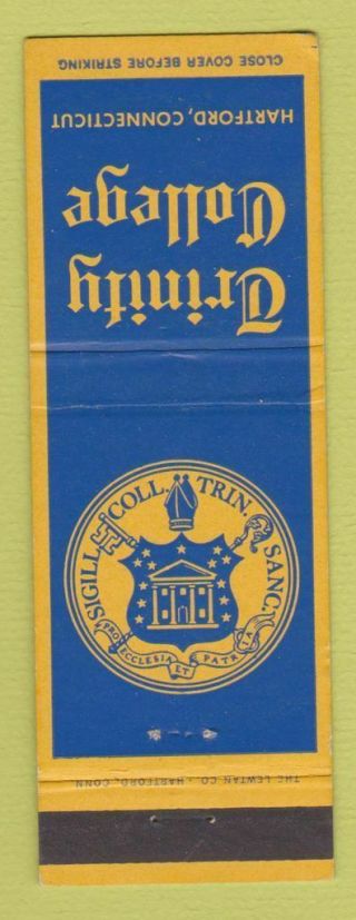 Matchbook Cover - Trinity College Hartford Ct