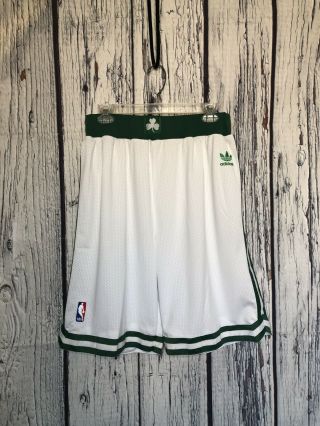 Adidas Nba Larry Bird 33 Basketball Shorts Boston Celtics 2xl 1985 - 1986