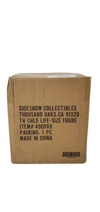 Sideshow Mandalorian The Child Life - Size Figure Early Access In Hand (baby Yoda)