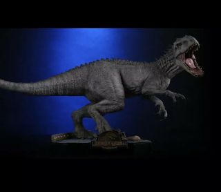 Chronicle Jurassic Park World Indominus Rex Tyrannosaurus T - Rex Statue Figure
