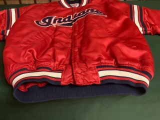 Vintage Starter Diamond Cleveland Indians 90’s Jacket Size Xl