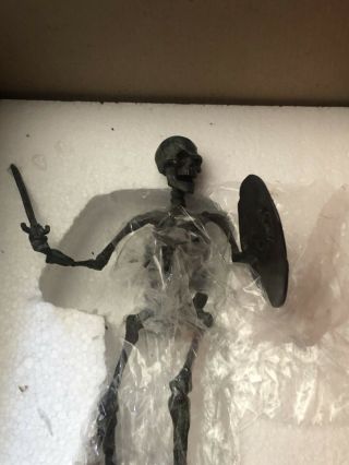 VERY RARE SIGNED Ray Harryhausen Bronze Skeleton Jason & the Argonauts (60/82) 6