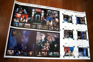 US Printer - Proof Star Wars RETURN OF THE JEDI 1983 RSO Soundtrack Booklet Poster 2