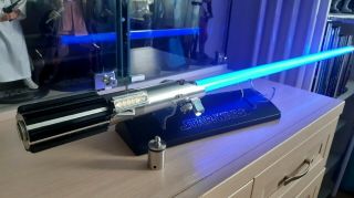 Star Wars Force Fx Lightsaber Luke Skywalker Removable Blade 2010 Hasbro