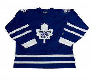 Vintage Starter Toronto Maple Leafs Blue Nhl Western Conference Sewn Jersey 2xl