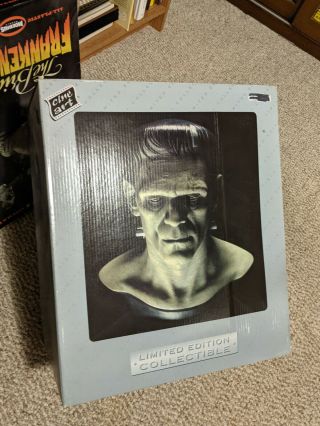 Boris Karloff Resin Bust Frankenstein.  Limited Edition.  Life Size.