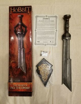 Sword Of Fili Uc2953 - From The Hobbit Movie Officially Licensed United Cutlery