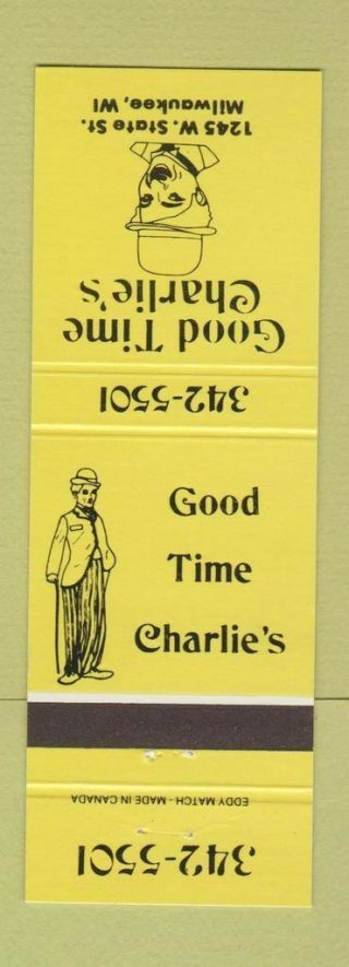 Matchbook Cover - Good Time Charlie 