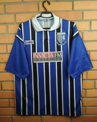 Gillingham Jersey 1995 1996 Home L Shirt Soccer Football Olimpic Trikot Maglia