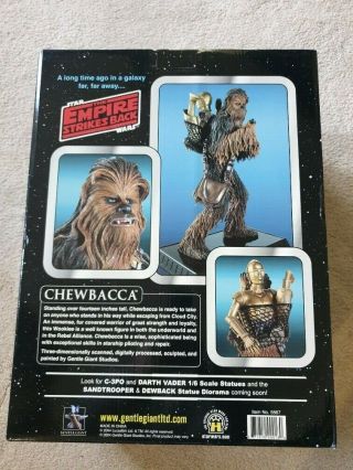 Gentle Giant Limited Edition Chewbacca 1/6 Scale Statue - 2