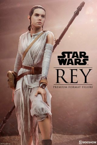 Rey Star Wars Premium Format™ Figure By Sideshow Collectibles Exclusive